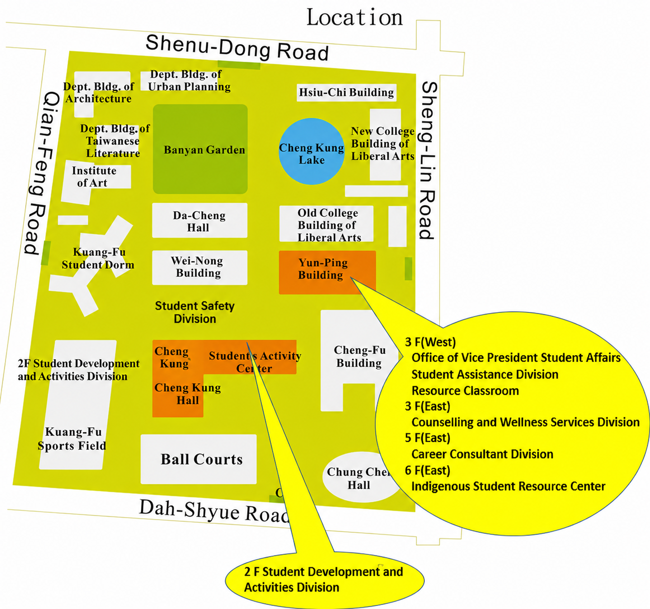 Career Consultant Division: 5F, East Wing, Yun-Ping Building, Kuang-Fu Campus, NCKU